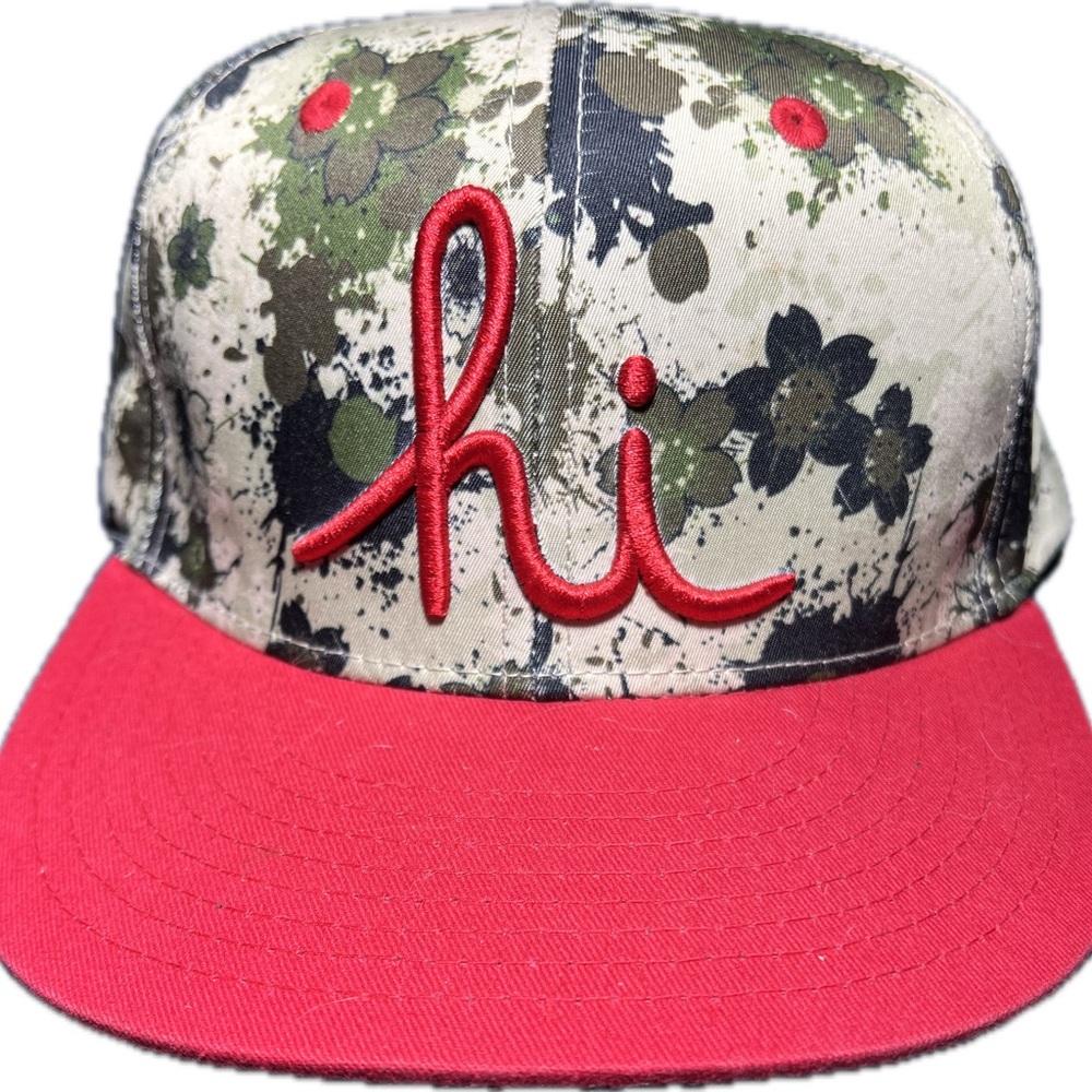 Limited Edition In4Mation Sakura ‘hi’ SnapBack in Red and Green